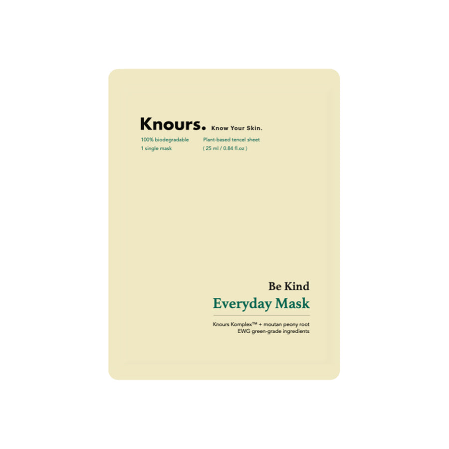 【下單自動7折】Knours | 每天舒緩平衡面膜(5片入)
