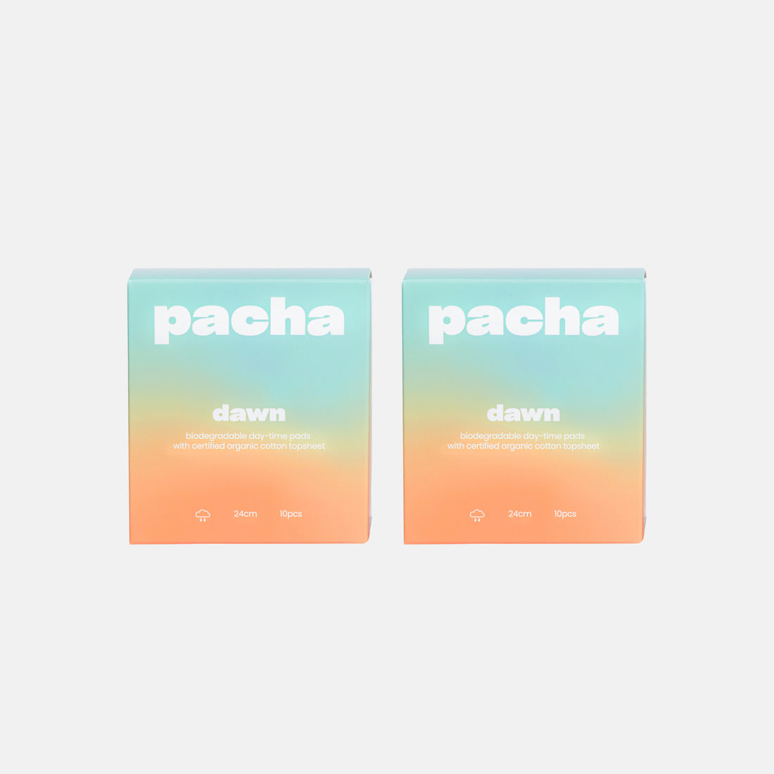 【下單即買一送一】Pacha | 黎明有機棉日用衛生巾(兩件裝）