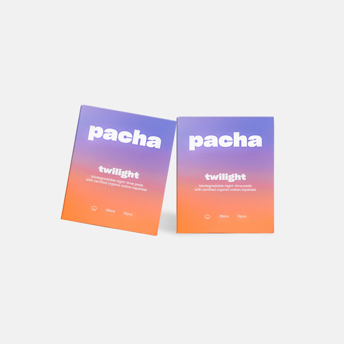 Pacha | 暮光有機棉夜用衛生巾(兩件裝）