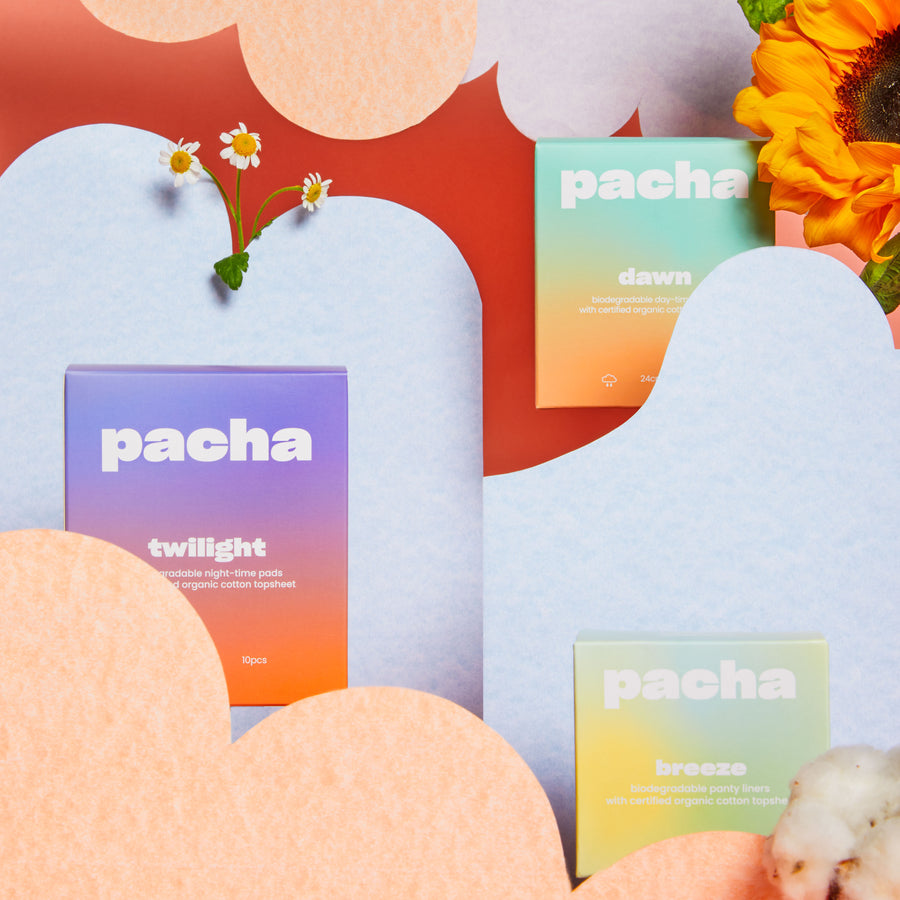Pacha | 黎明有機棉日用衛生巾(兩件裝）