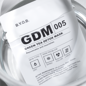 BYOB | GDM 綠茶抗氧滋潤排毒面膜 5ml x 15